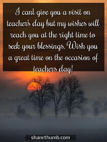nice teachers day wishes